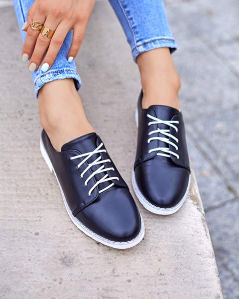 Čierne dámske topánky Uwem- Footwear
