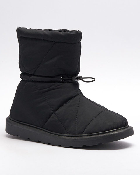 Čierne dámske zateplené topánky a'la snow boots Kaliolen - Obuv