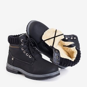 Čierne dámske zateplené topánky od firmy Magiten - Footwear