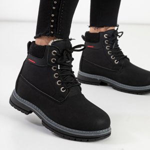 Čierne dámske zateplené topánky od firmy Triniti - topánky
