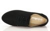 Čierne šnurovacie topánky značky Milbeng - Footwear