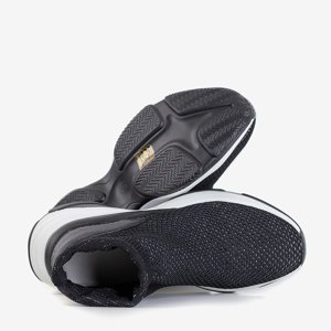 Čierne vysoké športové topánky značky Lupin - Footwear