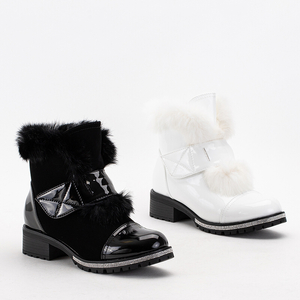 Čierne zateplené dámske čižmy značky Noterla - Footwear