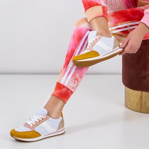 Dámska biela športová obuv s farebnými vložkami Obleya - Obuv