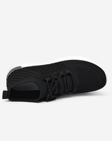 Dámska športová obuv z čiernej látky Bamggy - obuv
