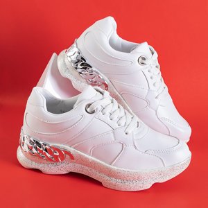 Dámske biele športové tenisky Hendi - obuv