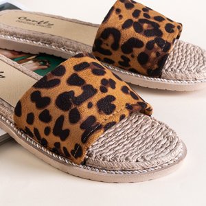Dámske papuče Ysia leopard - Obuv
