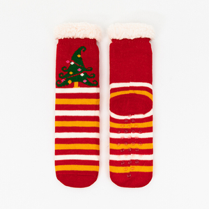 Dámske ponožky s vianočným vzorom - Spodná bielizeň