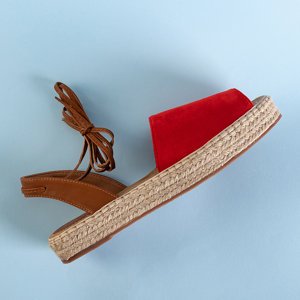 Dámske sandále Alvina červené - topánky
