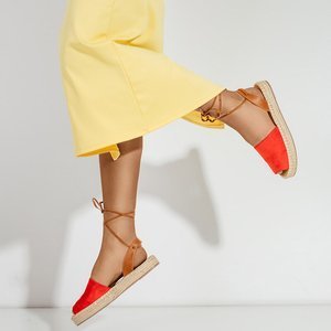 Dámske sandále Alvina červené - topánky