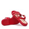 Dámské sandály v červené Eliamia - obuv 1