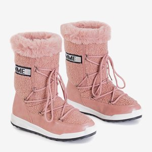 Dámske zateplené snehové topánky Columbila ružové - topánky
