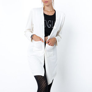 Dámsky biely sveter - Oblečenie