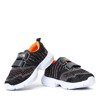 Dětská černá a oranžová sportovní obuv Agota - obuv 1