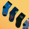 Detské ponožky s nápismi 5 / balenie - Ponožky