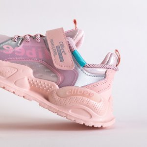 Dievčenská športová obuv v ružovej farbe Clisia - Obuv