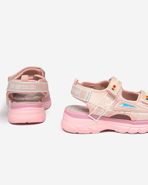 Dievčenské sandále v ružovej farbe Umaf- Topánky