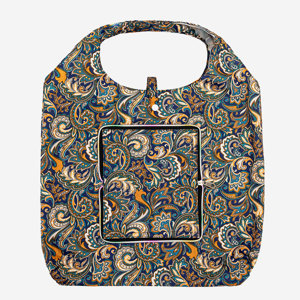 Farebná vzorovaná háčkovaná taška, skladacia peňaženka - Doplnky