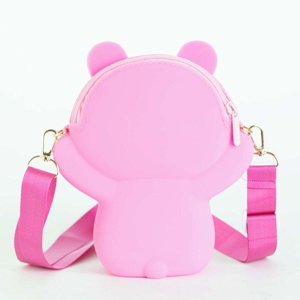 Fialovo ružová kabelka s medvedíkom - Doplnky