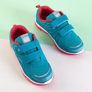 Modré detské športové topánky na koralovej podrážke Frater - Obuv