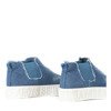 Modré sportovní boty vyrobené z textilu Byhert - Obuv 1