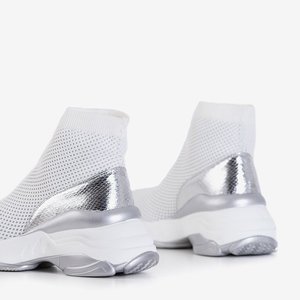 OUTLET Biele vysoké športové topánky značky Lupin - Footwear
