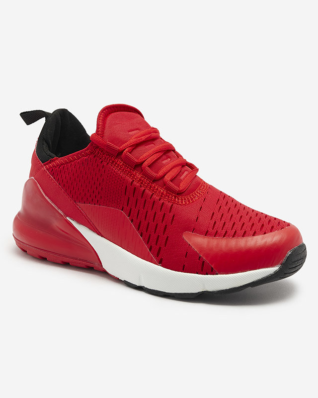 OUTLET Červená dámska textilná športová obuv Tayrio- Footwear