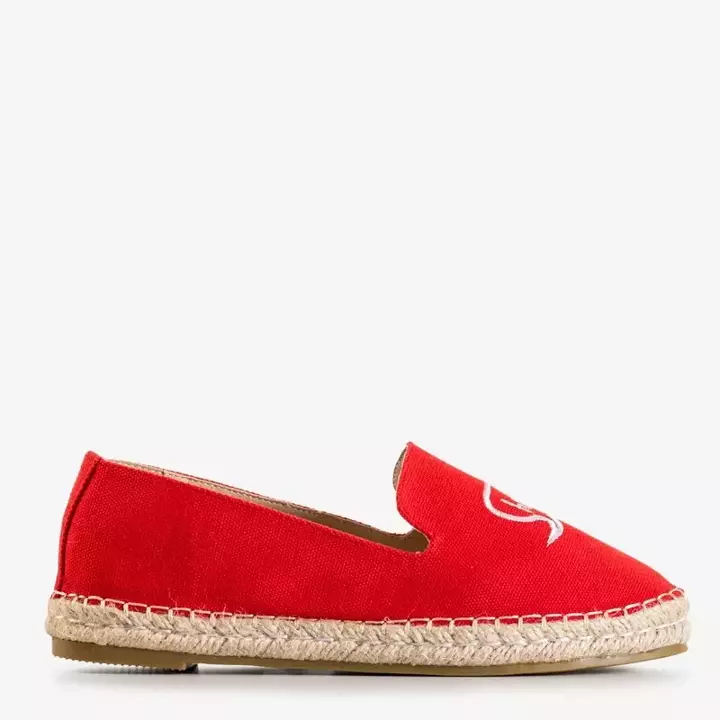 OUTLET Červené espadrilky Bahia pre ženy - topánky