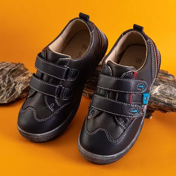 OUTLET Chlapčenská športová obuv Tiguar sivej a tmavomodrej farby - Topánky