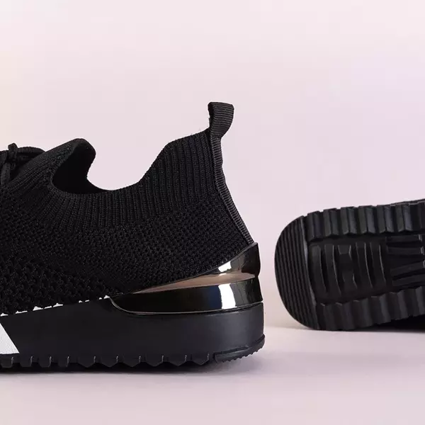 OUTLET Čierna dámska športová obuv od firmy Buer - Footwear