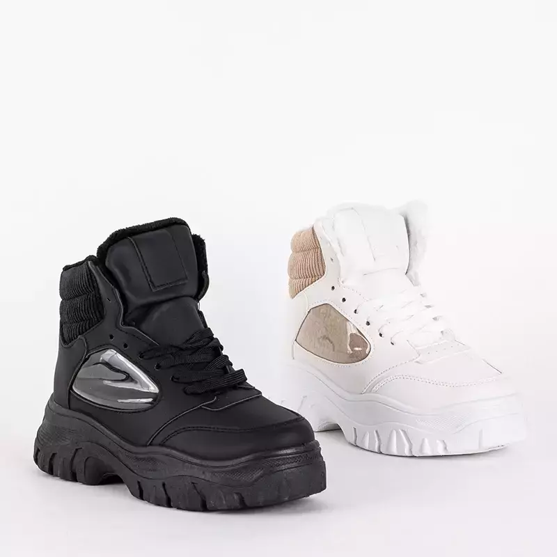 OUTLET Čierne dámske športové snehule značky Naiola - Footwear