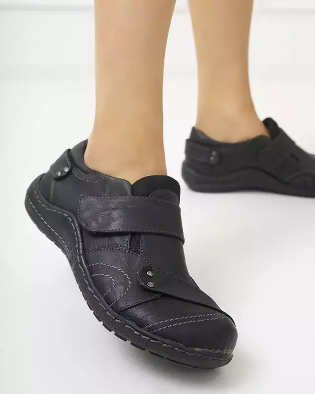 OUTLET Čierne dámske topánky Dulsi- Obuv