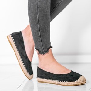 OUTLET Čierne espadrilky Mellow - Topánky