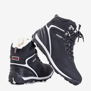OUTLET Dámske čierne snehové topánky od Nister - Footwear