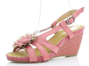 OUTLET Klinové sandále Floggina - Topánky