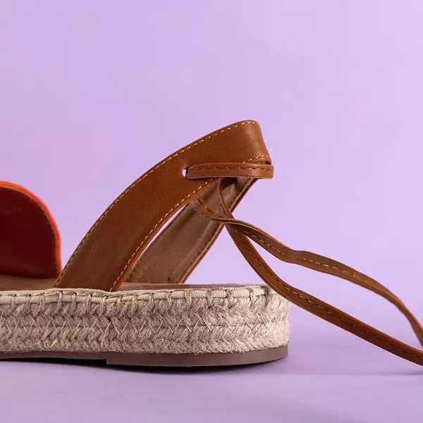 OUTLET Oranžové dámske sandále od značky Alvina - Obuv