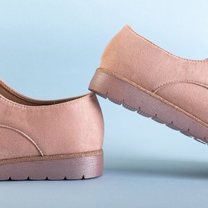 OUTLET Ružové dámske topánky previazané stuhou Ninetta - Obuv