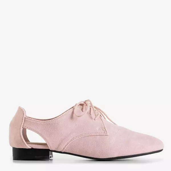 OUTLET Ružové dámske topánky s výrezmi Fairy - Obuv