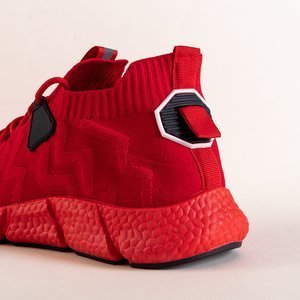 Pánska športová obuv - červená obuv - obuv