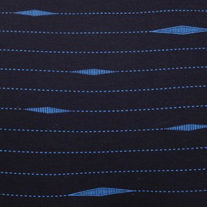Pánske čierne trenírky s modrými pruhmi - spodná bielizeň