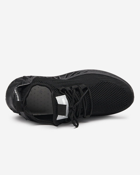 Royalfashion Dámska látková športová obuv v čiernej farbe Ltoti