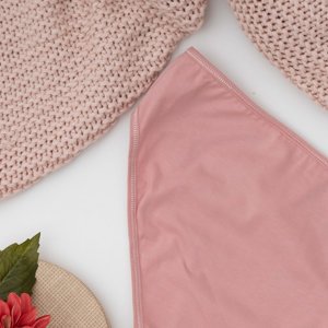 Ružové dámske bavlnené nohavičky PLUS VEĽKOSŤ - Spodná bielizeň
