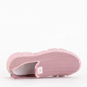 Ružové dámske nazúvacie športové topánky Morajna - Obuv