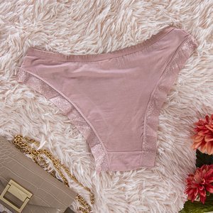 Ružové dámske nohavičky nohavičky - Spodná bielizeň