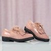 Ružové dámske topánky s kožušinou Missuri - Obuv