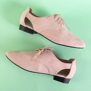 Ružové dámske topánky s výrezmi Fairy - Obuv