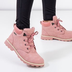 Ružové dámske zateplené topánky od firmy Frodon - topánky