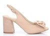 Ružové sandále Celeste na nízkom opätku - Obuv