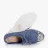 Scalinnea modré viazané oxfordské topánky - Obuv