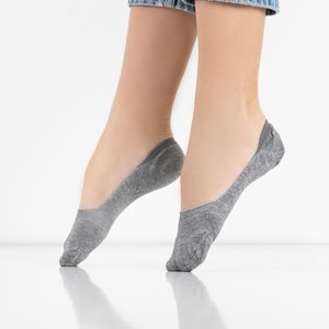 Šedé dámske ponožky - Ponožky